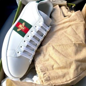 Gucci white sneakers